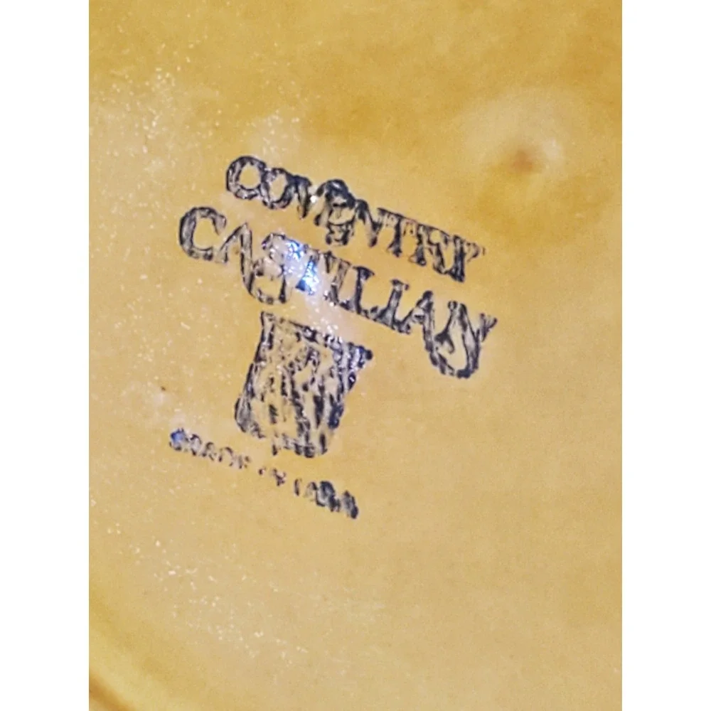 Coventry Castillian Harvest‎ Gold Scalloped Filigree Dinner Plate Vintage USA